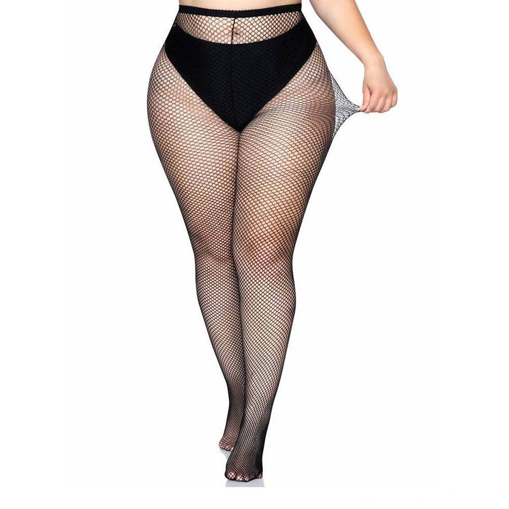 Leg Avenue Spandex Fishnet Panty Hose, Black