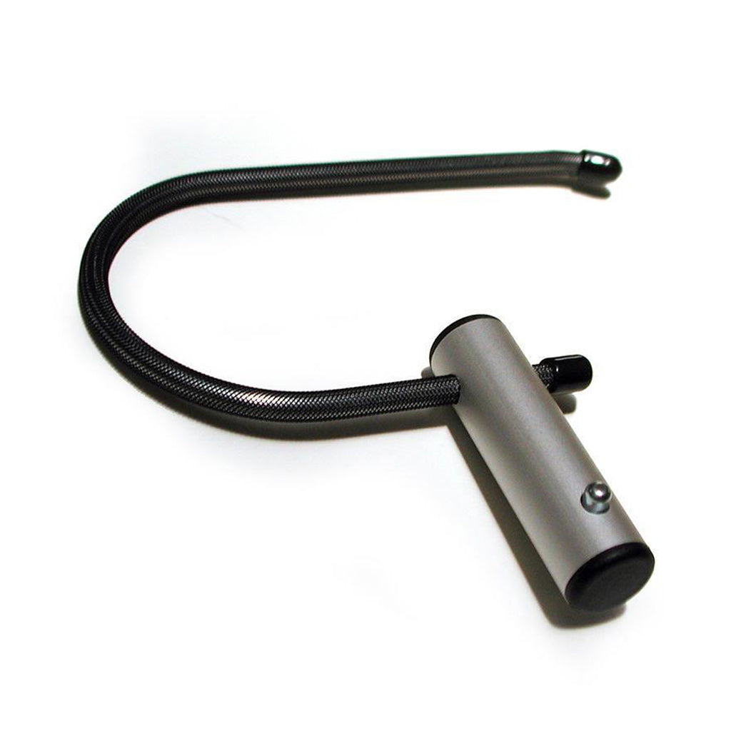 The Toilet Paper Attachment For Scott Paul's Humiliator Gag is displayed against a blank background. The attachment has a metal rod with a curved metal tube that resembles a toilet paper holder attached.