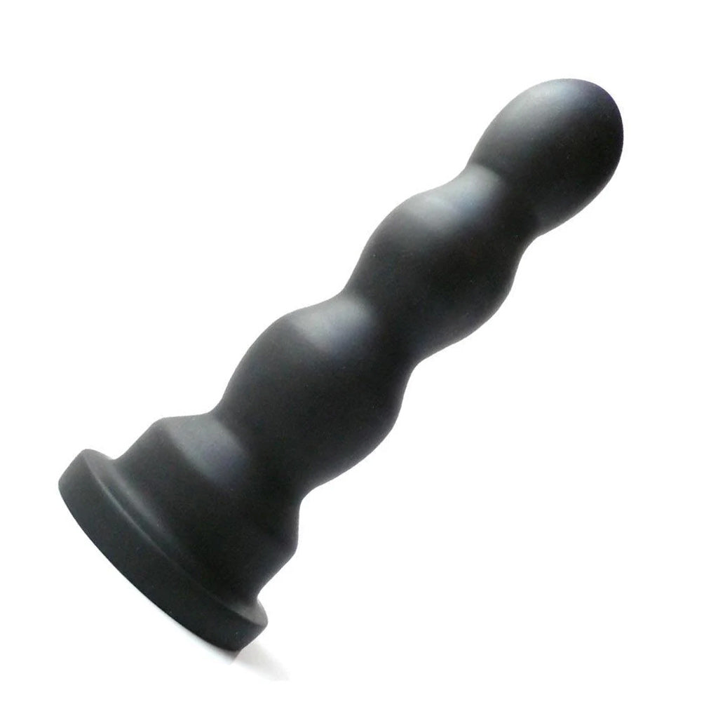 Evolved Kong Vibrating Black Silicone Butt Plug Evolved Kong Vibrating Black Silicone Butt Plug
