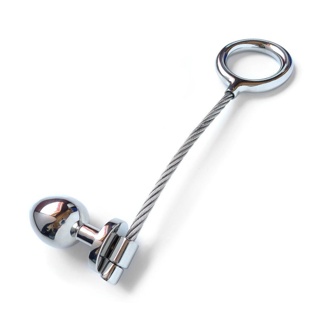 Cable Cockring w/ Anal plug