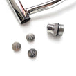 Load image into Gallery viewer, A close-up of the hook of the Trailer Hitch Power Train plug is displayed against a blank background. The cap at the end of the rod is open, with three small batteries near it.