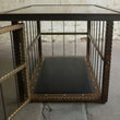 Load image into Gallery viewer, Hammered Steel Coffee Table/ Cage-The Stockroom