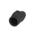 Load image into Gallery viewer, An Electrastim Silicone Noir Explorer Finger Sleeve is shown against a blank background.