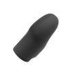 Load image into Gallery viewer, An Electrastim Silicone Noir Explorer Finger Sleeve is shown against a blank background.