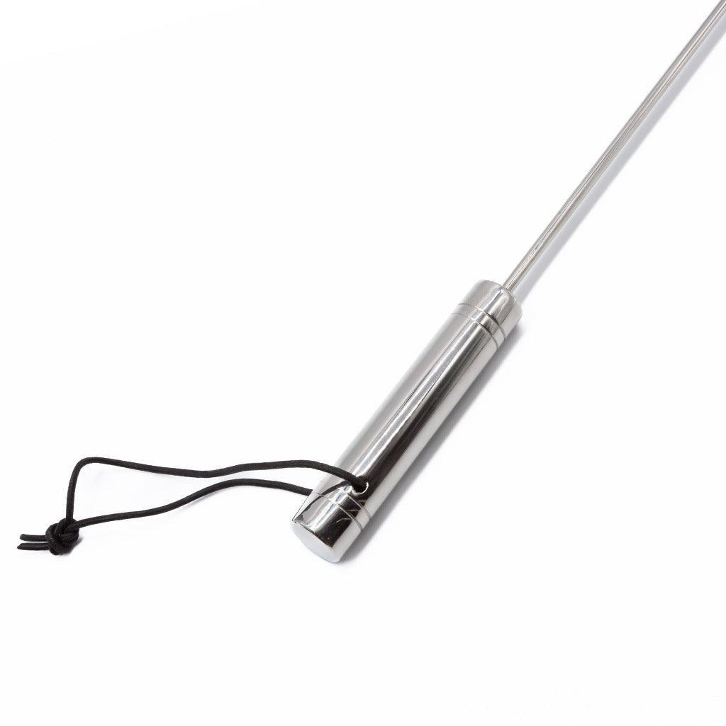 Black Silicone Lolly Crop, Steel Handle