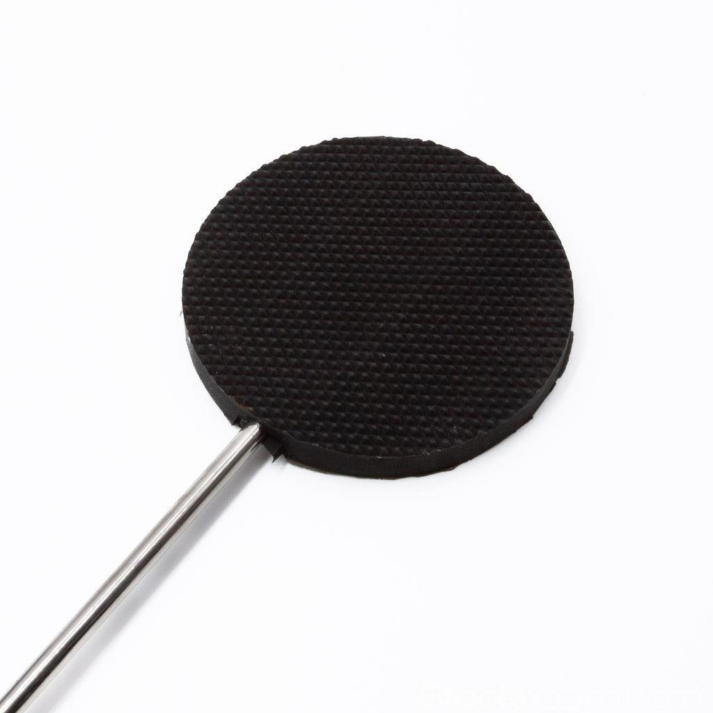 Black Silicone Lolly Crop, Steel Handle