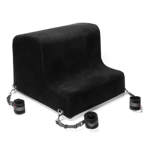 Obeir Spanking Bench with Black Plush Cuffs