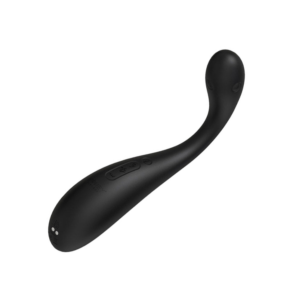 Honey Play Box Puff App-Controlled Inflatable Kegel Ball, Black Honey Play Box Puff App-Controlled Inflatable Kegel Ball, Black