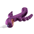Load image into Gallery viewer, Honey Play Box Trilux Kinky Finger Rabbit Vibrator with Anal Beads, Purple-The stockroom