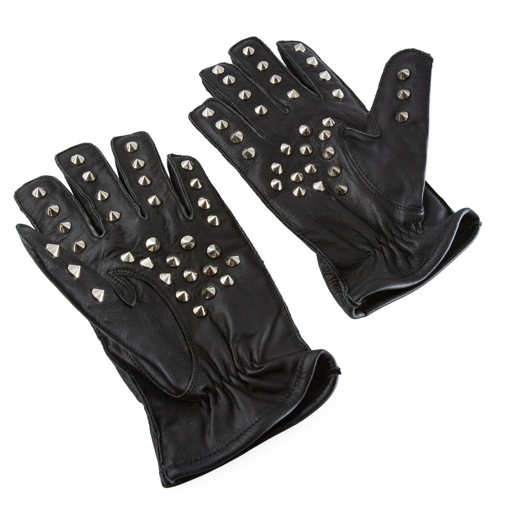 Studded Leather Gloves-The stockroom