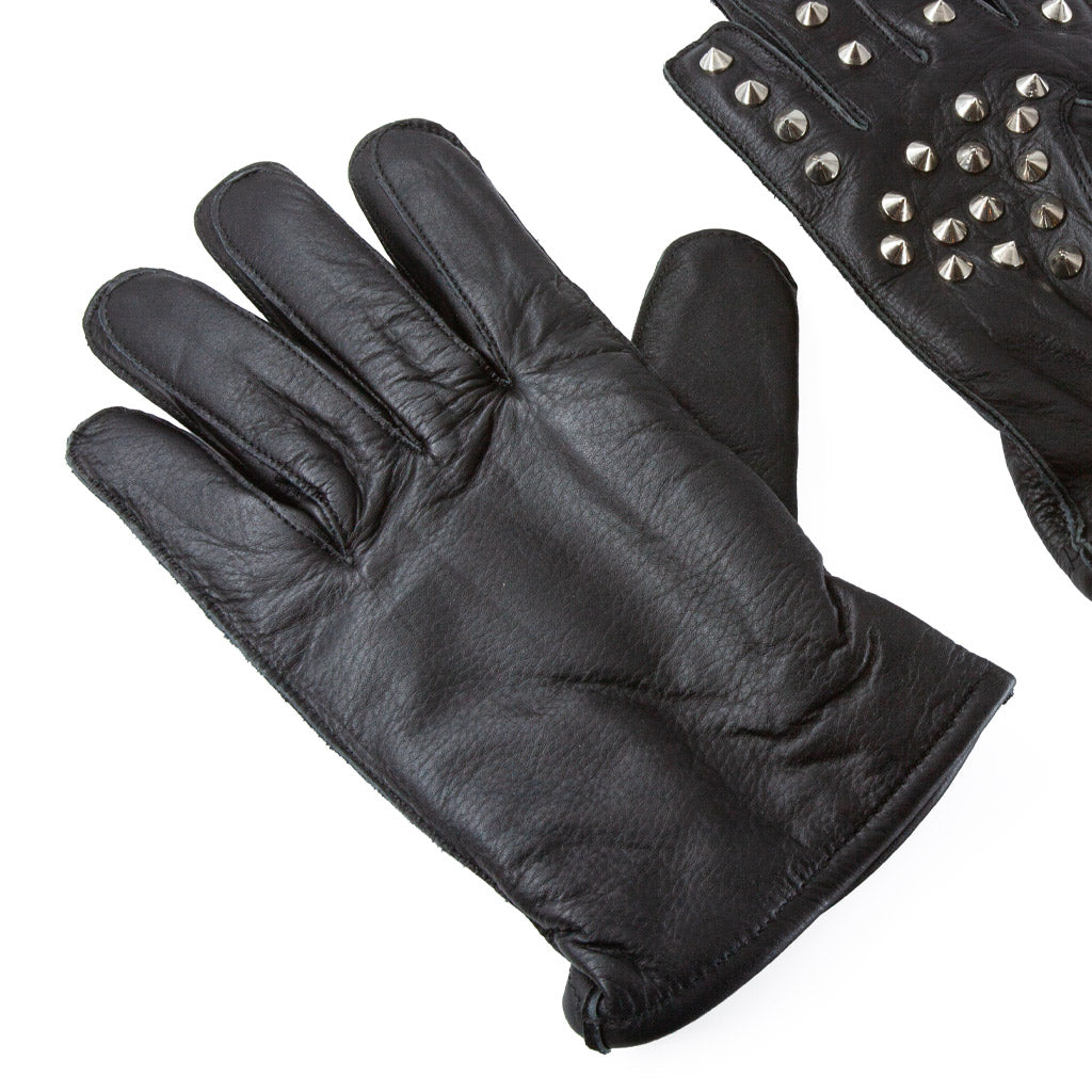 Studded Leather Gloves-The stockroom
