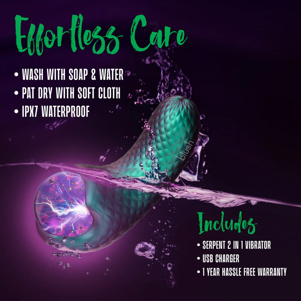 Temptasia Enchanted Serpent Dual Ended Vibrator