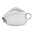 Load image into Gallery viewer, The White Curved Posture Collar is displayed from the side against a blank background.