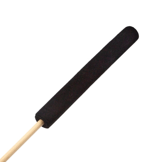 The handle of the 23" thick rattan cane is shown on a white background.