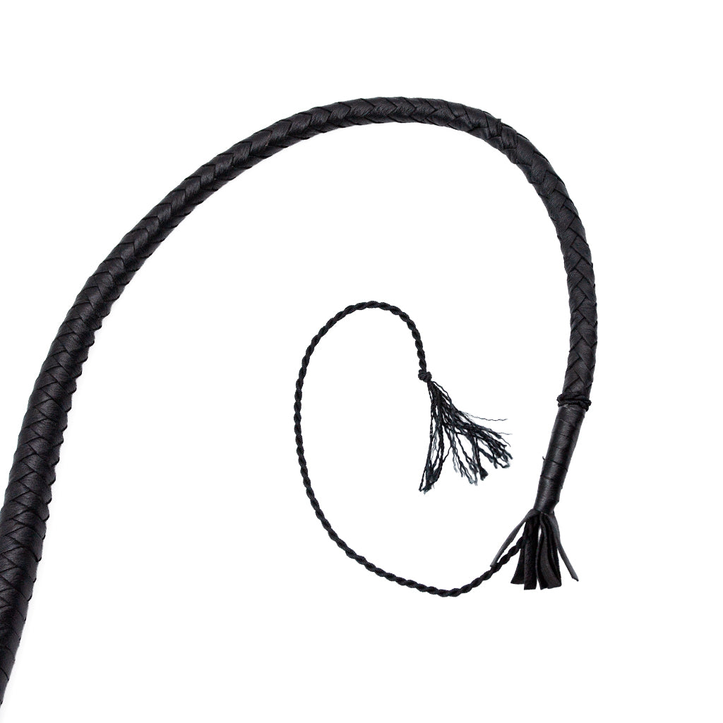 Stockroom Essentials 4ft Braided Whip, Black-The-stockroom