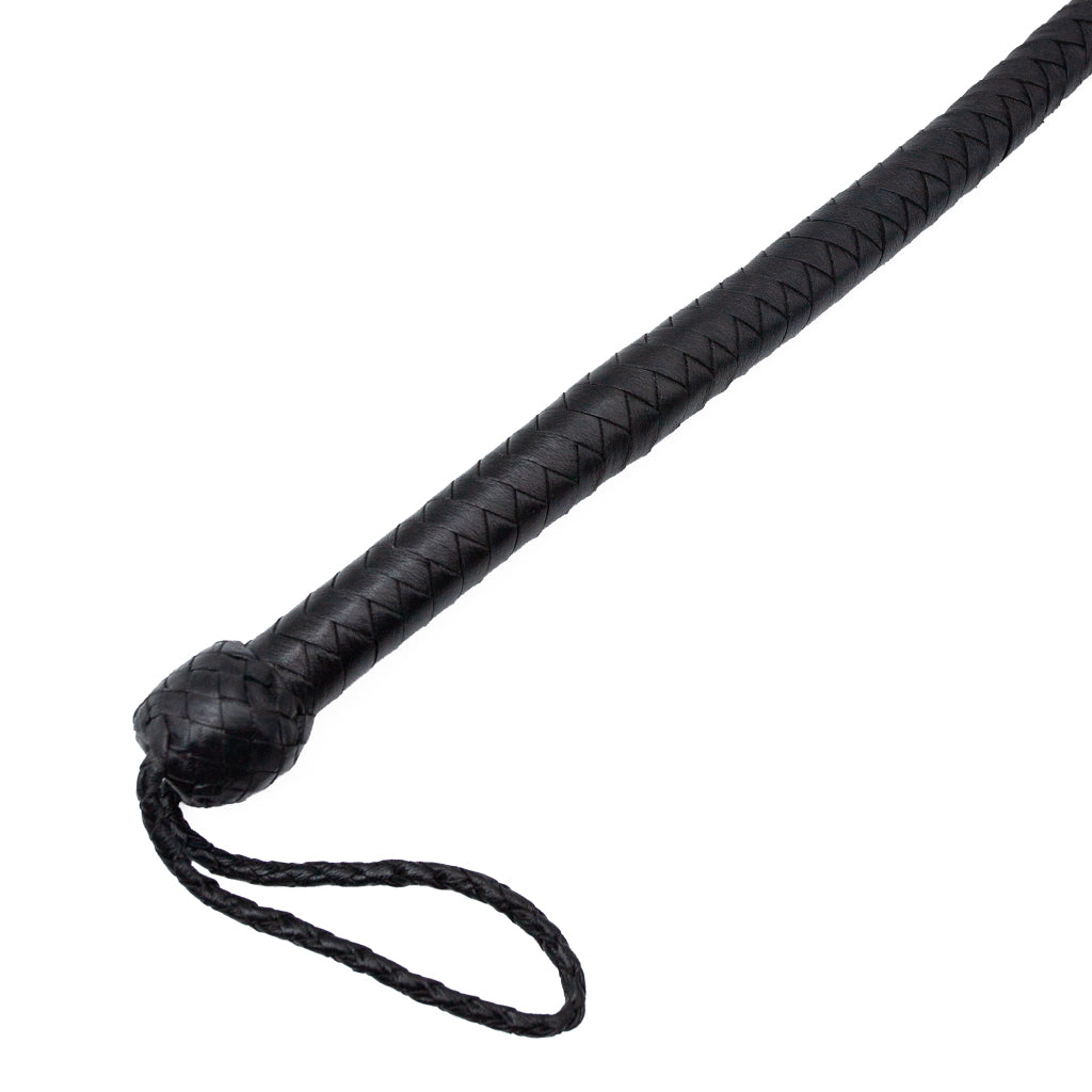 Stockroom Essentials 4ft Braided Whip, Black-The-stockroom