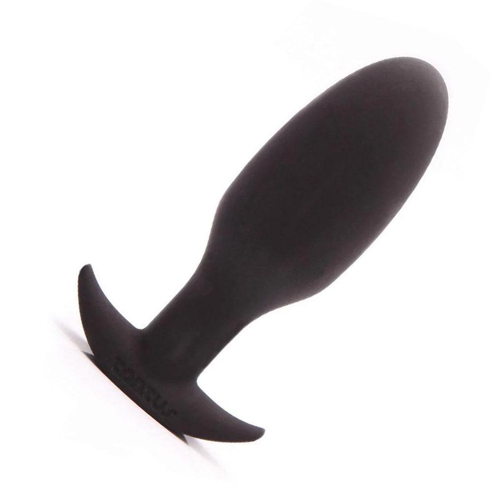 Tantus Ryder Silicone Butt Plug, Black-The Stockroom