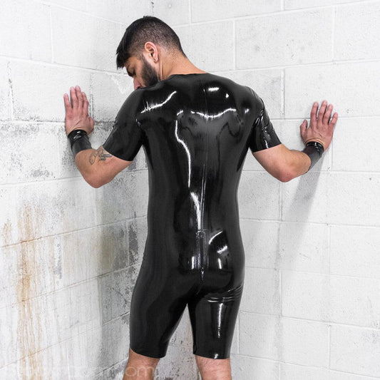 Male latex rubber surf suite-the stockroom