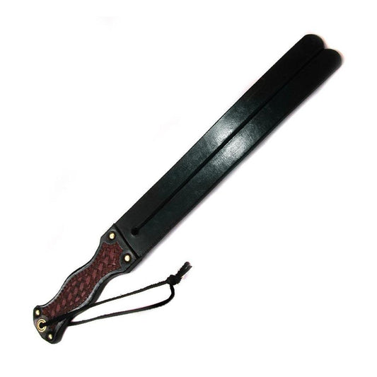 The English Tawse is displayed against a blank background. It has a thin wrist loop.