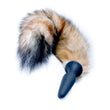 Load image into Gallery viewer, The Fox Tail Silicone Butt Plug is displayed against a blank background.