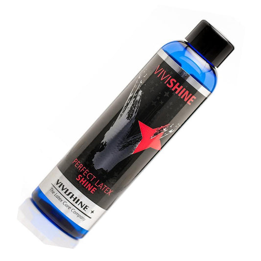 The Vivishine Latex Polish against a white background.
