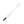 Load image into Gallery viewer, The KinkLab Tongue Neon Wand Electroplay Attachment is displayed against a blank background. The attachment is made of glass with a metal cap at the bottom. It is a glass rod shaped like a spoon.
