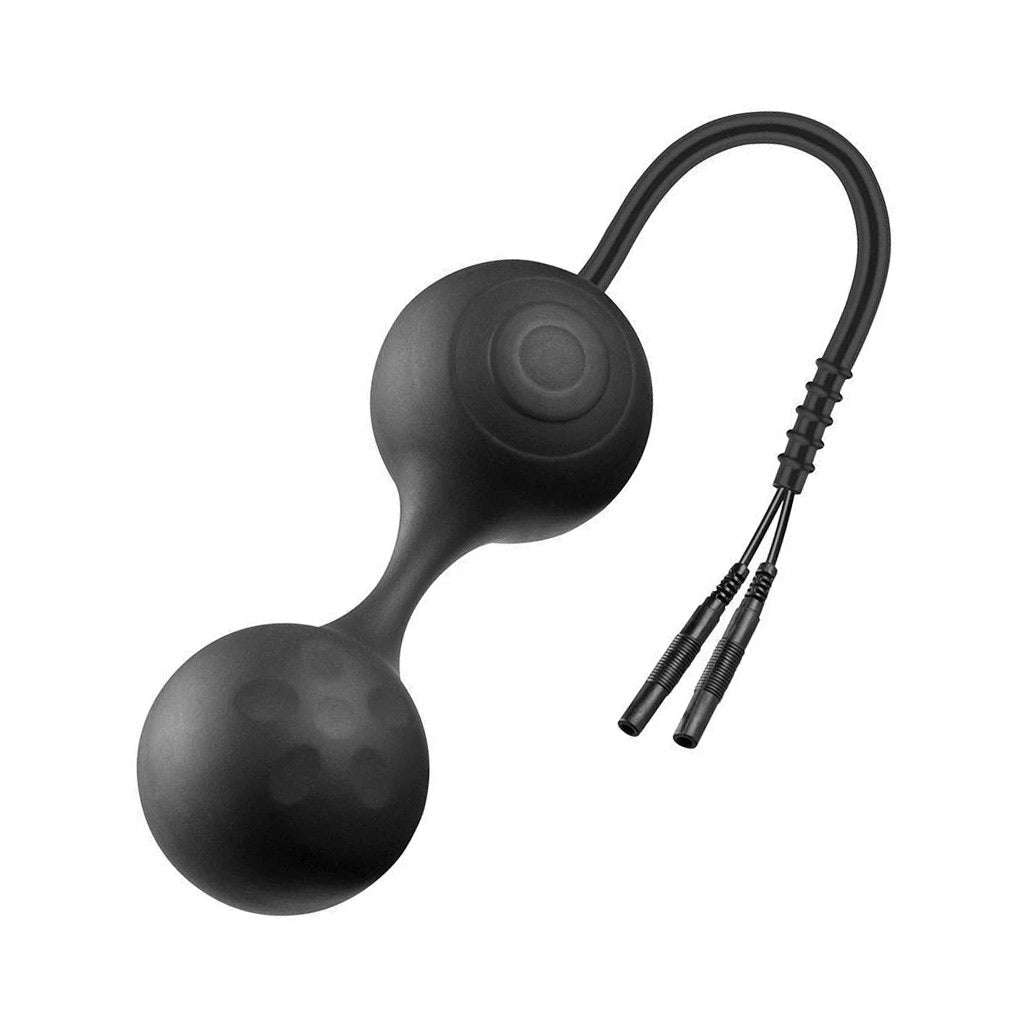 The Electrastim "Lula" Silicone Noir Kegel Excersisor is displayed against a blank background.