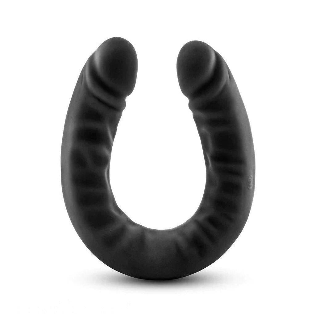 Silicone Double Dong Dildo, 18 Inch, Black, Thick – STOCKROOM