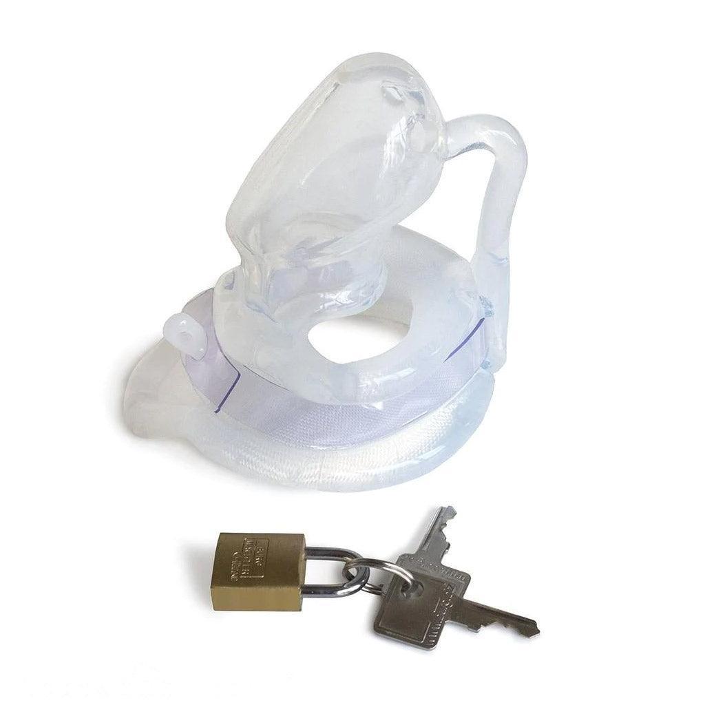 Birdlocked Silicone Neo Chastity Device, Clear-The Stockroom