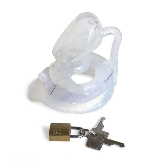 Birdlocked Silicone Neo Chastity Device, Clear-The Stockroom