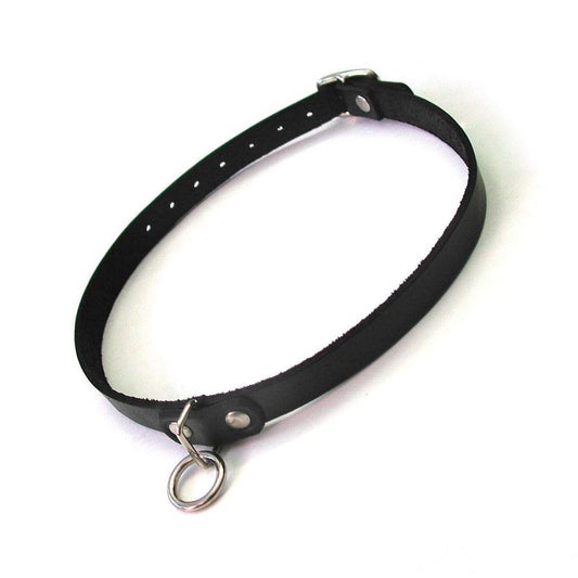 The Leather Choker With O-Ring - STOCKROOM