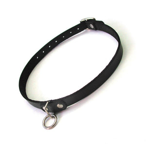 The Leather Choker With O-Ring