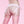 Load image into Gallery viewer, The back of a woman’s body is shown from her back to her knees against a pink background. She wears pink latex stockings and the Michelle Strapon Harness. The harness frames her ass, leaving it exposed.
