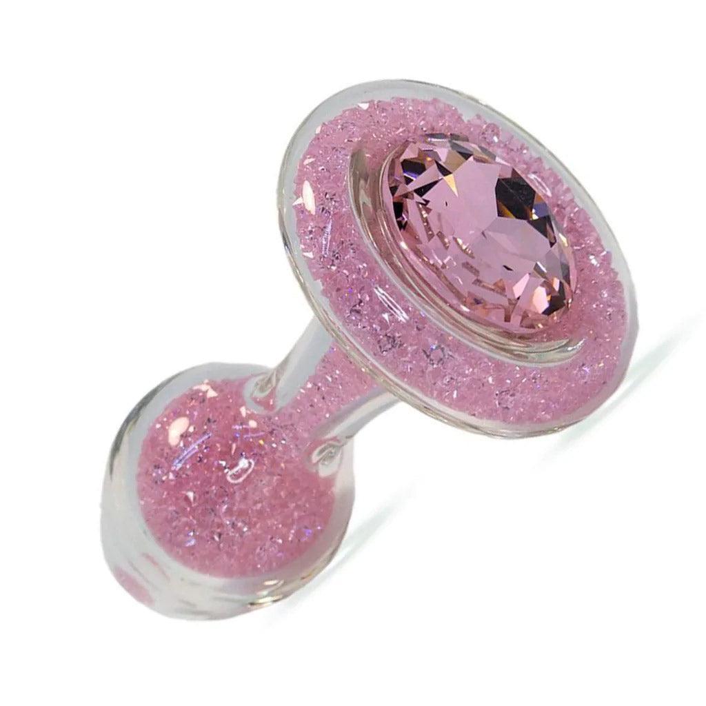 Stockroom | Sparkle Glass Butt Plug with Crystal Base Stockroom | Sparkle Glass Butt Plug with Crystal Base