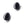 Load image into Gallery viewer, A pair of Le Wand Crystal Yoni Eggs made of Black Obsidian are displayed against a blank background.

