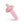 Load image into Gallery viewer, A Le Wand Crystal Slim Wand made of Rose Quartz is shown against a blank background. The toy has a textured sleeve made of pink silicone on it for external stimulation.

