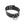 Load image into Gallery viewer, A buckled Stockroom Black PVC Collar with a D-Ring is shown against a blank background.
