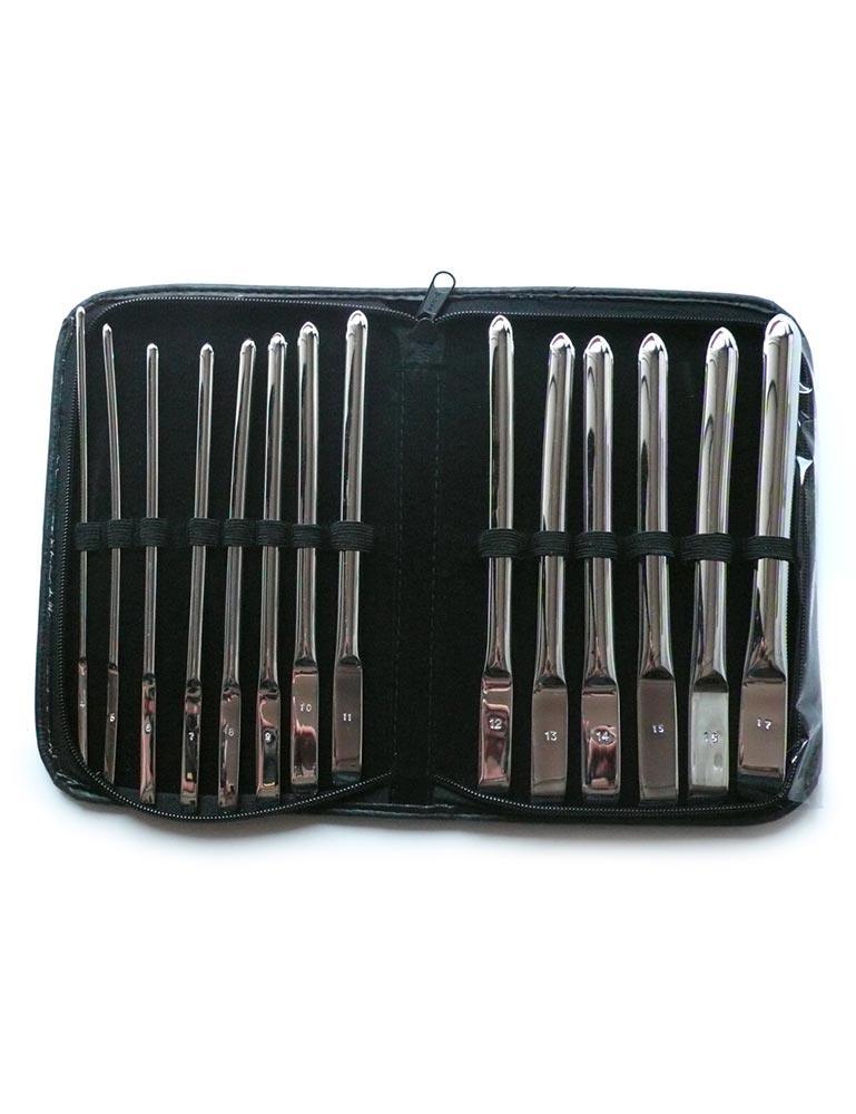 Flat Ended Urethral Hegar Sounds Kit - 14 Piece-The Stockroom