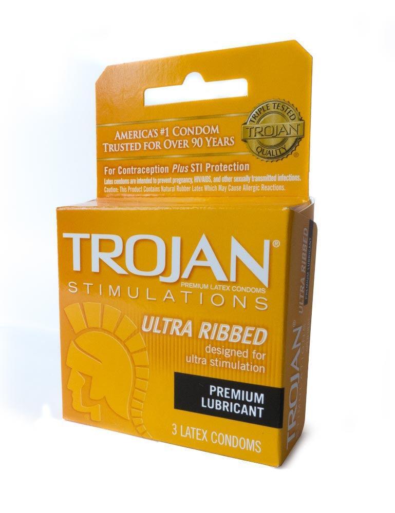 Trojan Condoms, 3-Packs-The Stockroom