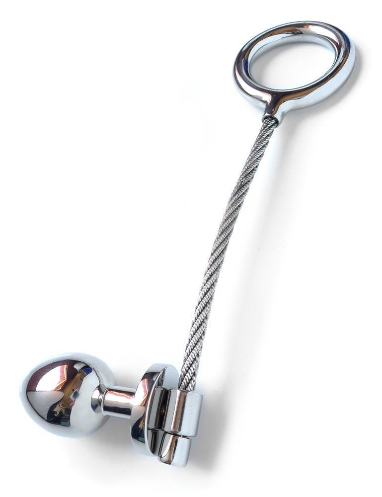 Cable Cockring w/ Anal plug Cable Cockring w/ Anal plug