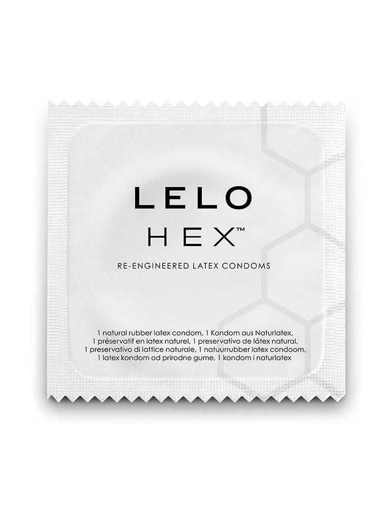 LELO HEX™ Condom, 3 pack-The Stockroom