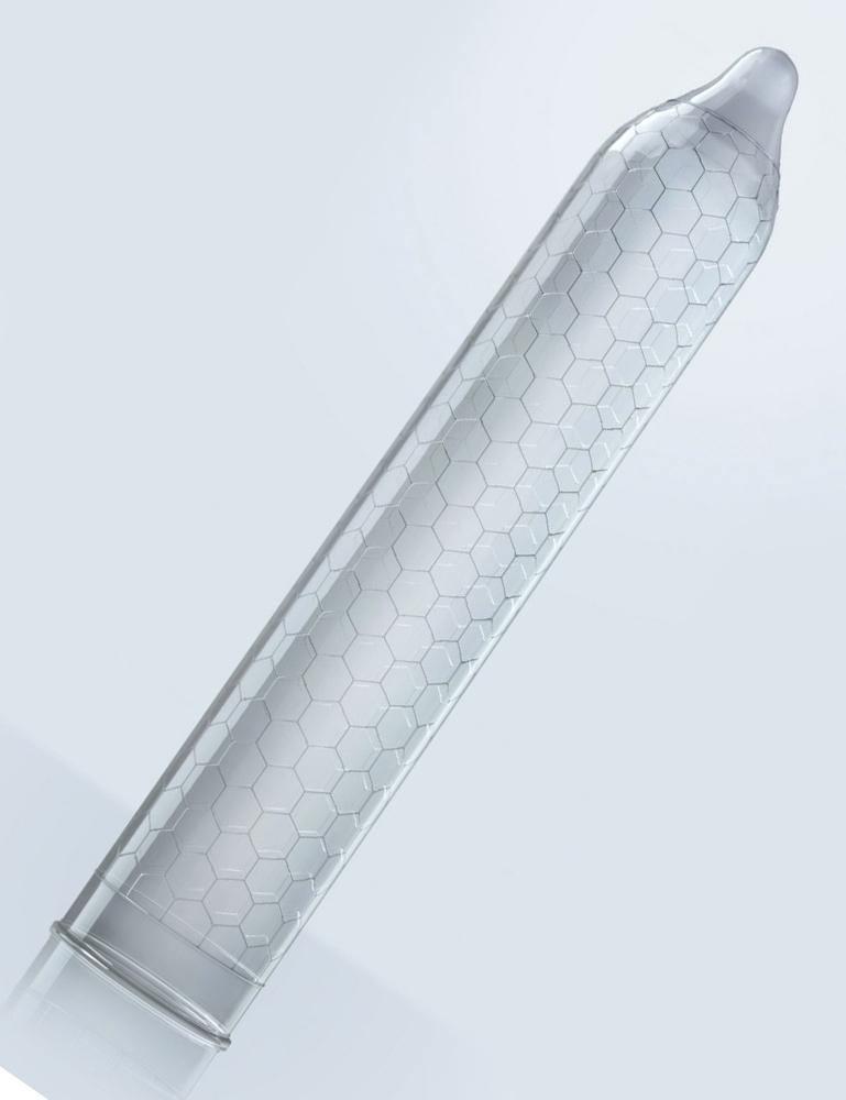 LELO HEX™ Condom, 3 pack-The Stockroom