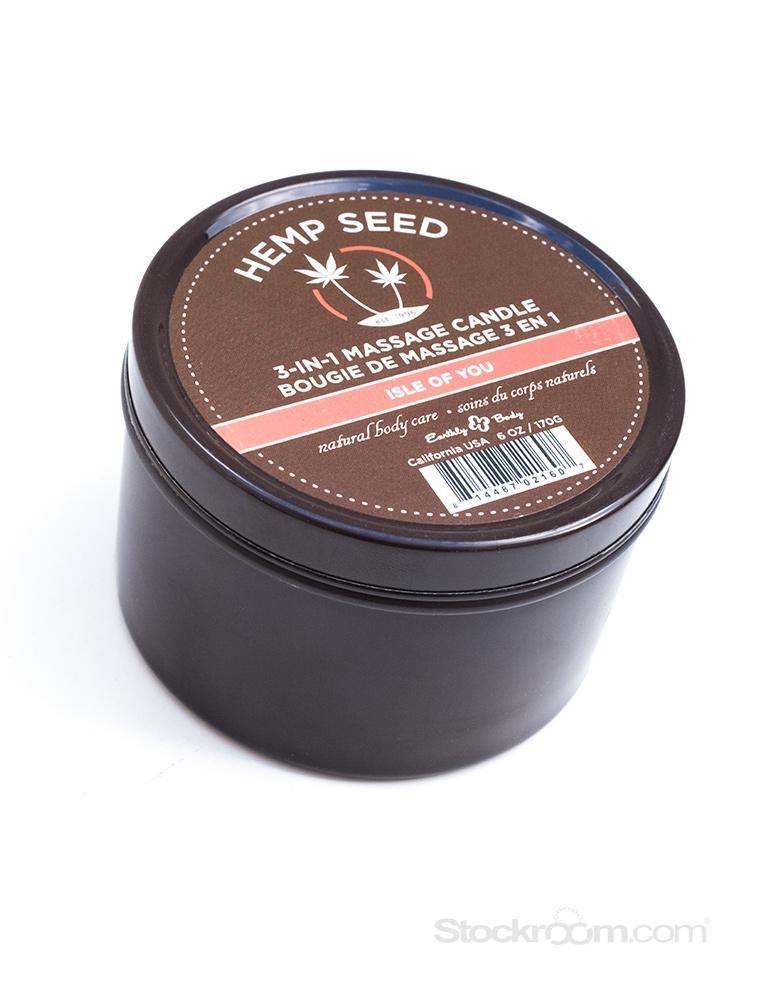 Earthly Body 3-In-1 Massage Candle, Isle Of You-The Stockroom