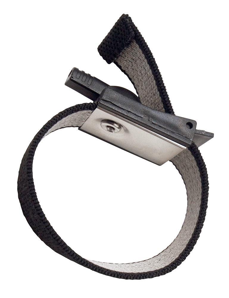 A single Electrastim Adjustable Fabric Cock And Scrotal Loop is displayed against a blank background.