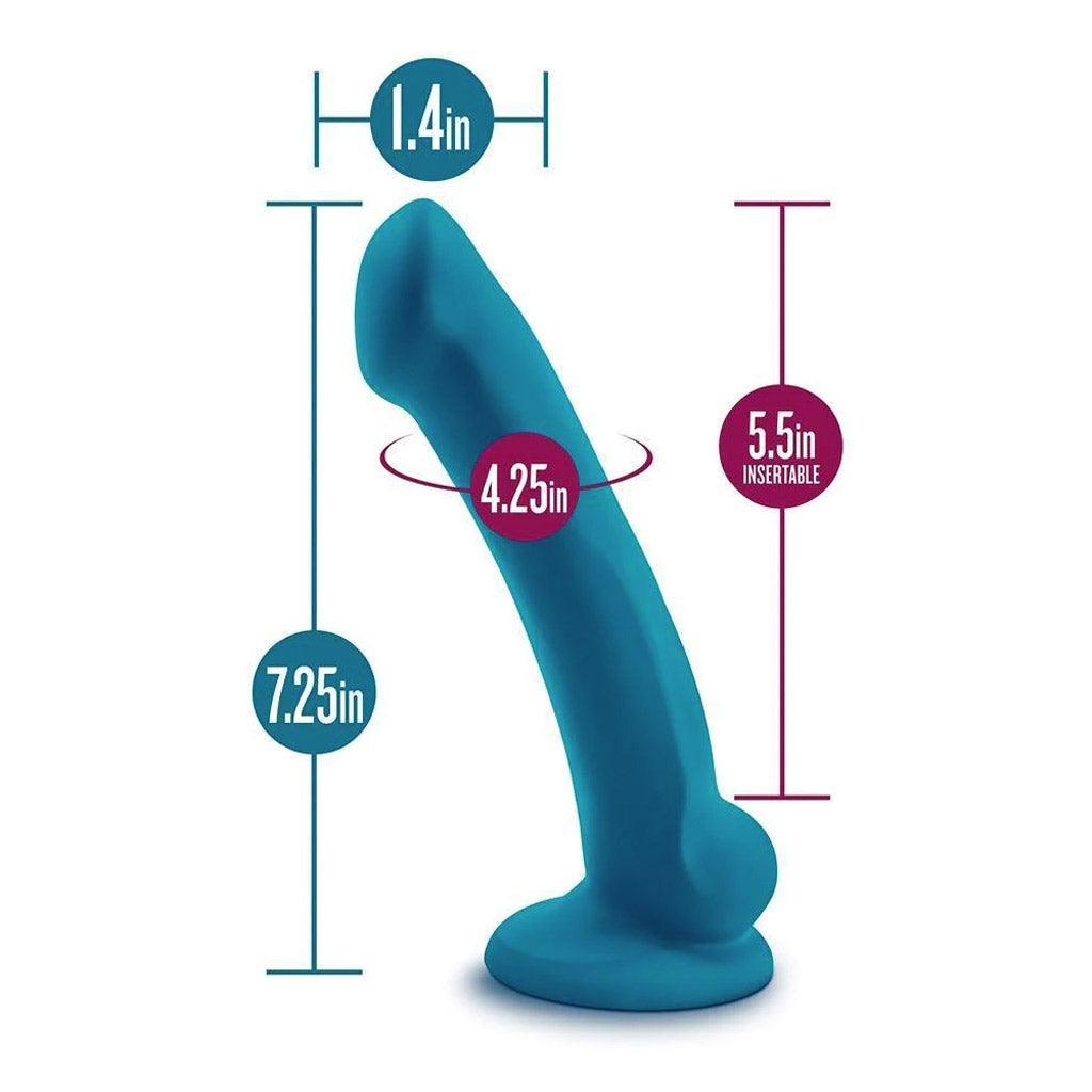 Temptasia Reina Silicone Dildo, Teal-The Stockroom