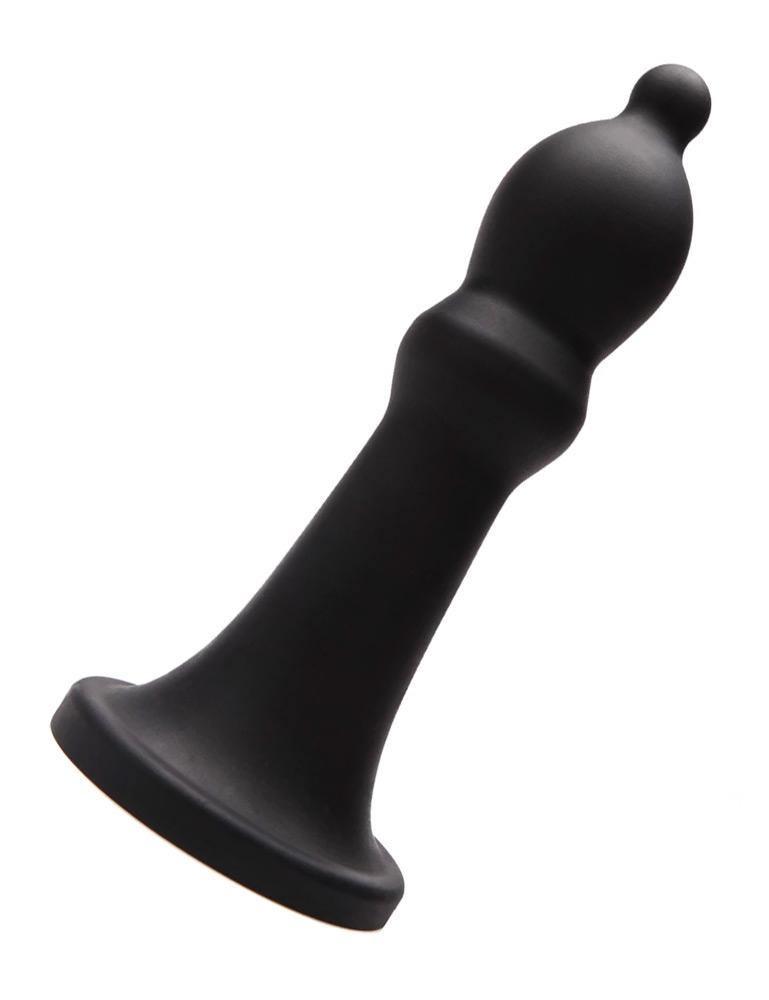 Tantus Bishop XL Silicone Dildo, Black-The Stockroom