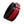 Load image into Gallery viewer, One Firecracker Patent Leather BDSM Ankle Restraint is shown against a blank background, displaying the adjustable red strap and metal lockable buckle.
