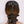 Load image into Gallery viewer, The back of a brunette woman&#39;s head with the Vondage Head Harness with Muzzle on is shown. There is one vertical black strap that runs down the middle of her head with three adjustable straps with locking buckles running across it.
