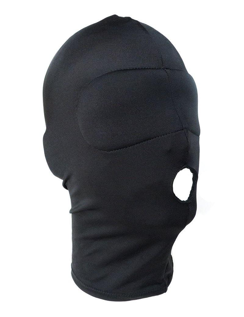 Spandex Hood w/blindfold and open mouth, snug-fit-The Stockroom