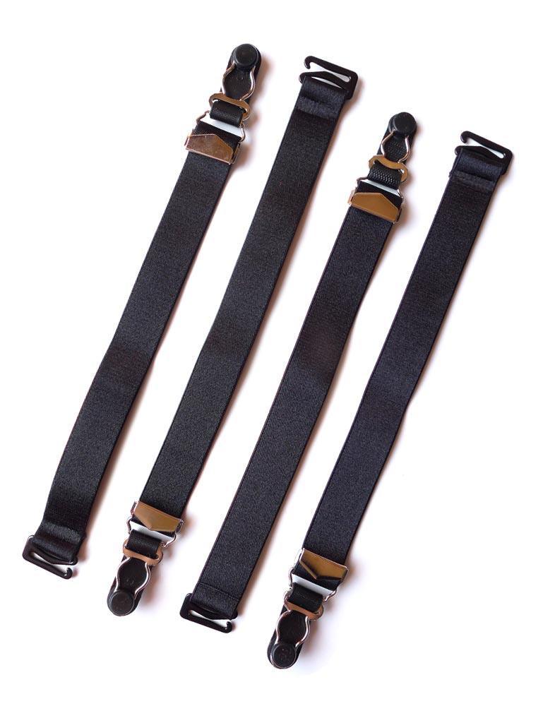 Set of 4, Detachable 3/4" Garter Straps-The Stockroom